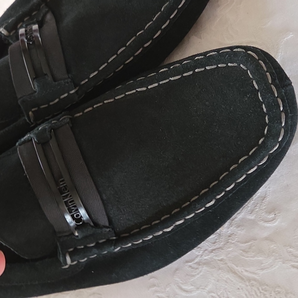 Calvin Klein Merek Suede Driving Loafers. Men's 12